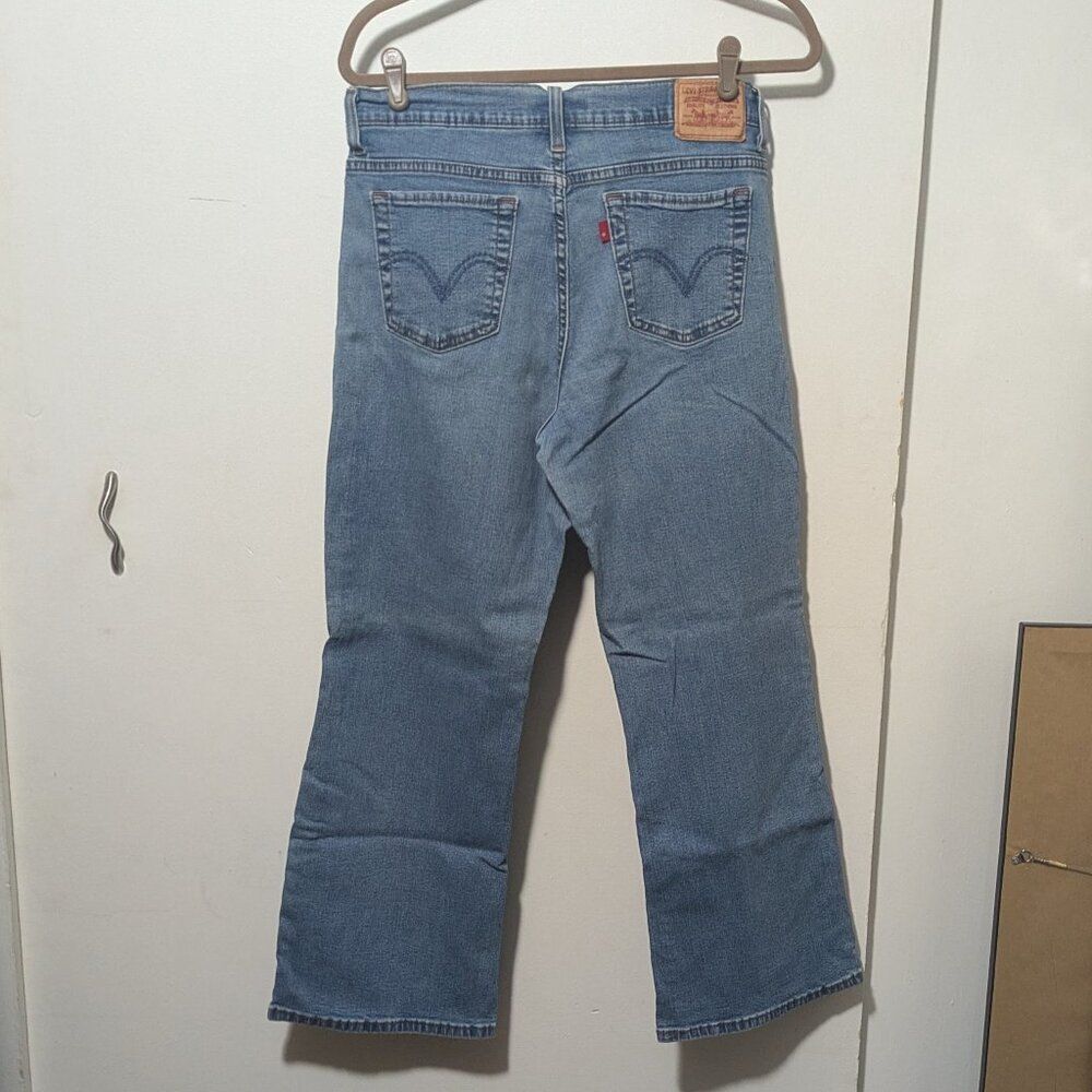 Levis 512 Perfectly Slimming Wide Leg Stretch Denim 12P - Picture 5 of 5
